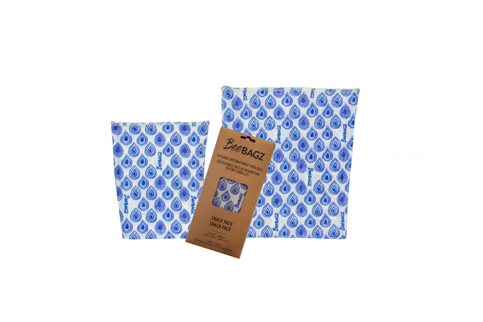 Beeswax wrap and reusable food storage bags by BeeBAGZ are a plastic free alternative to plastic wraps & ziplocked bags for your food storage needs. These beeswax wraps and beeswax wrap bags are a great eco friendly gift and can be used as food wraps, produce bags, snack bags, lunch bags or sandwich bags. Shop today!