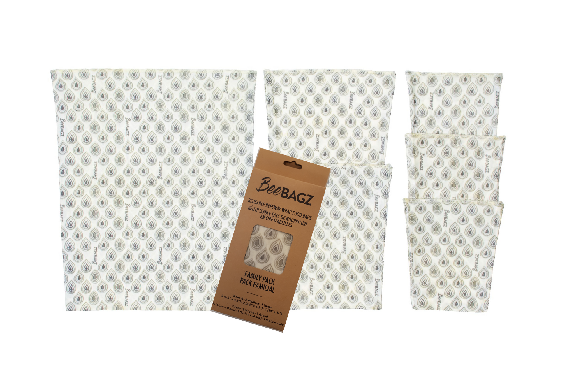 Beeswax wrap and reusable food storage bags by BeeBAGZ are a plastic free alternative to plastic wraps & ziplocked bags for your food storage needs. These beeswax wraps and beeswax wrap bags are a great eco friendly gift and can be used as food wraps, produce bags, snack bags, lunch bags or sandwich bags. Shop today!