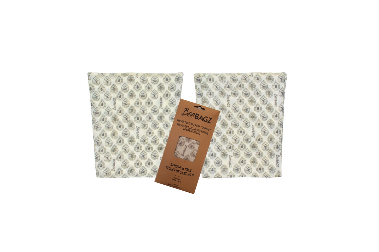 Beeswax wrap and reusable food storage bags by BeeBAGZ are a plastic free alternative to plastic wraps & ziplocked bags for your food storage needs. These beeswax wraps and beeswax wrap bags are a great eco friendly gift and can be used as food wraps, produce bags, snack bags, lunch bags or sandwich bags. Shop today!