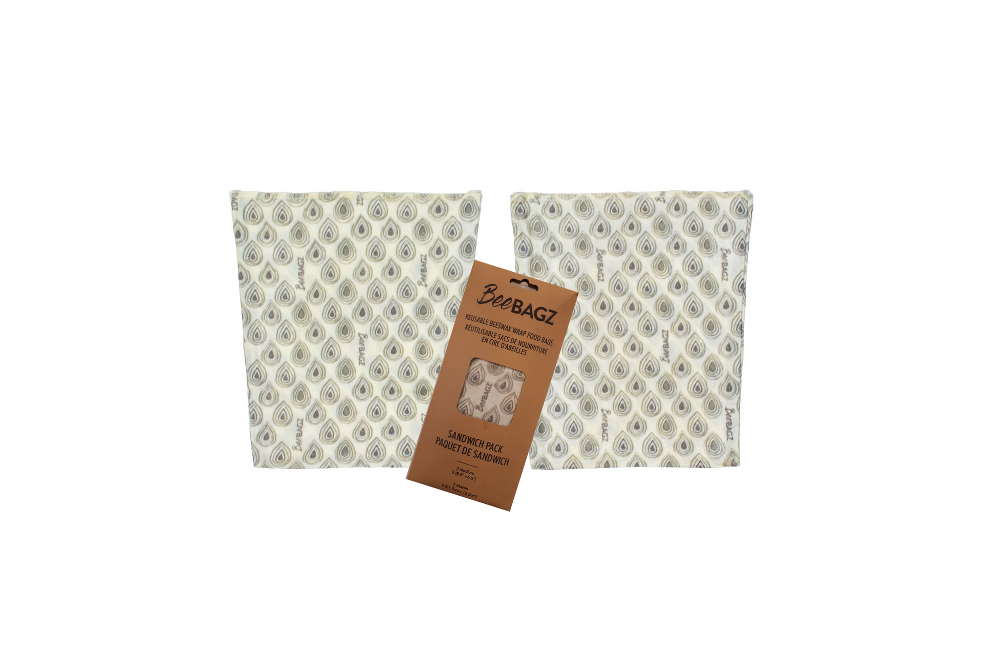 Beeswax wrap and reusable food storage bags by BeeBAGZ are a plastic free alternative to plastic wraps & ziplocked bags for your food storage needs. These beeswax wraps and beeswax wrap bags are a great eco friendly gift and can be used as food wraps, produce bags, snack bags, lunch bags or sandwich bags. Shop today!