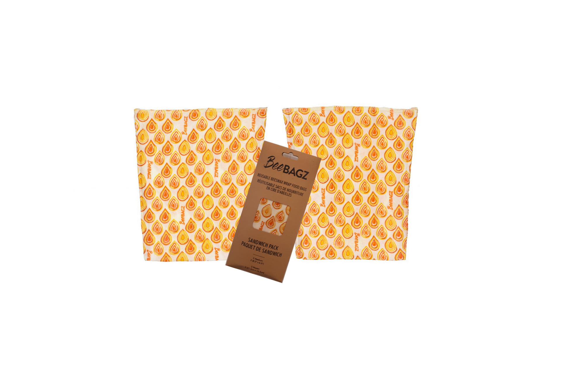 Beeswax wrap and reusable food storage bags by BeeBAGZ are a plastic free alternative to plastic wraps & ziplocked bags for your food storage needs. These beeswax wraps and beeswax wrap bags are a great eco friendly gift and can be used as food wraps, produce bags, snack bags, lunch bags or sandwich bags. Shop today!