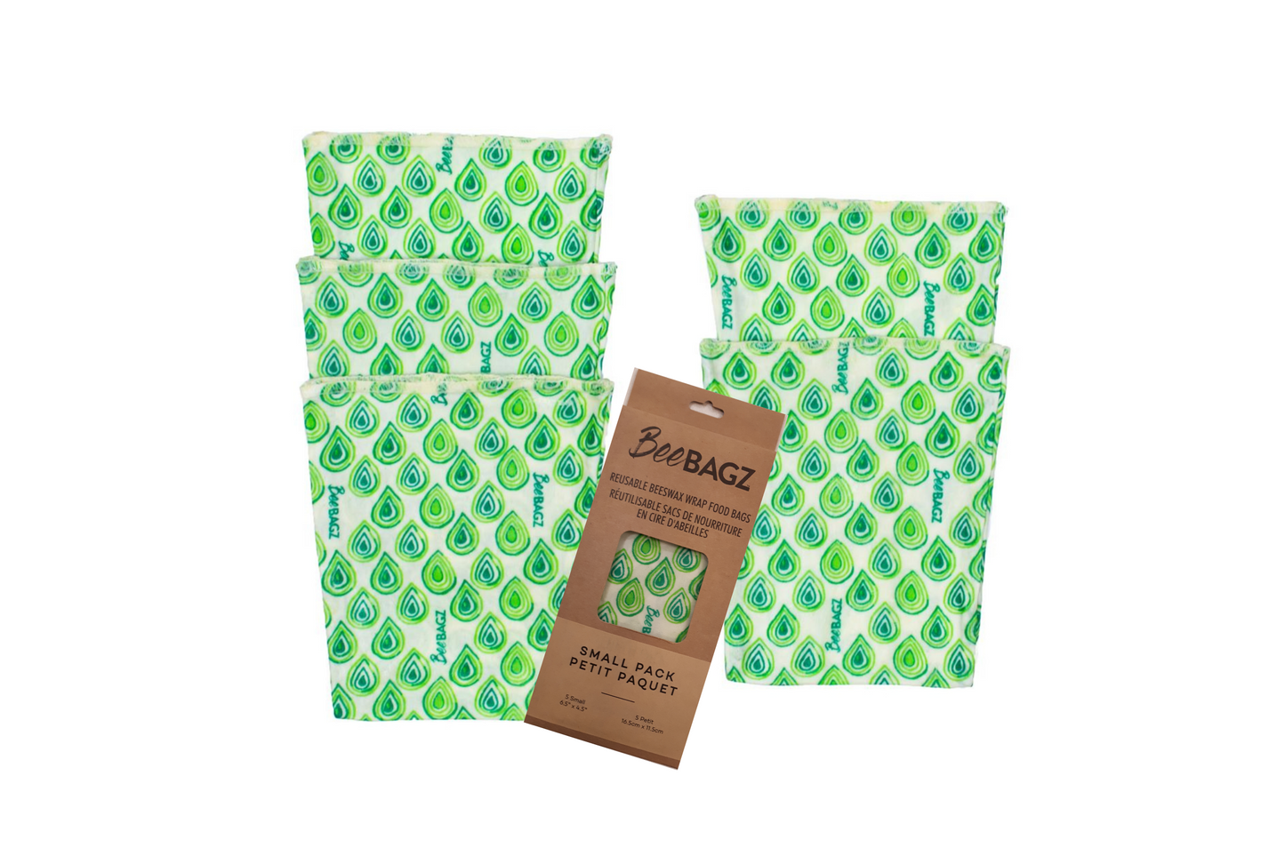 Beeswax wrap and reusable food storage bags by BeeBAGZ are a plastic free alternative to plastic wraps & ziplocked bags for your food storage needs. These beeswax wraps and beeswax wrap bags are a great eco friendly gift and can be used as food wraps, produce bags, snack bags, lunch bags or sandwich bags. Shop today!
