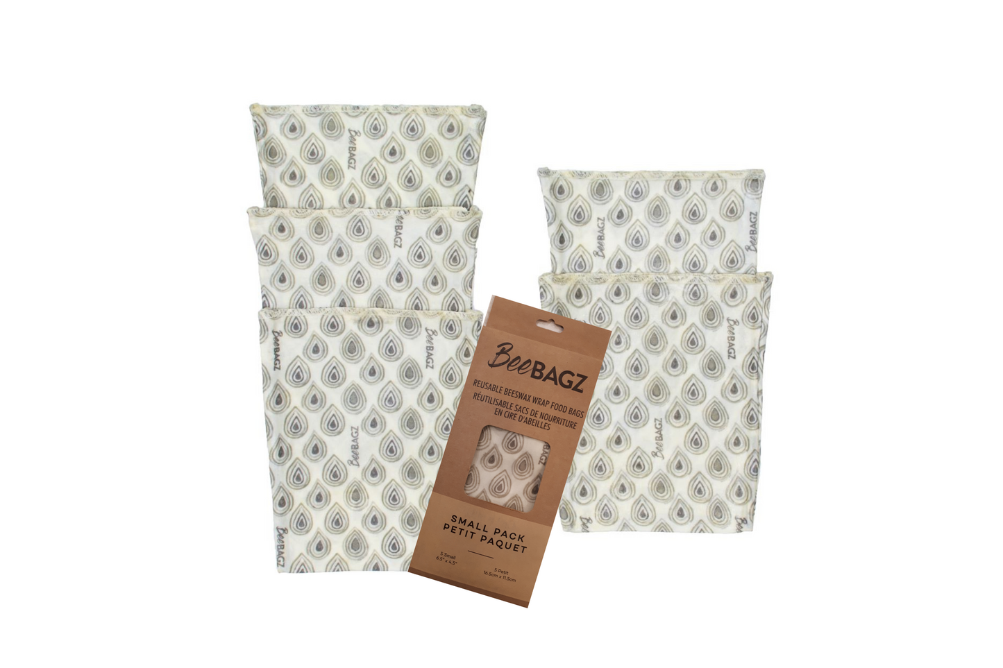 Beeswax wrap and reusable food storage bags by BeeBAGZ are a plastic free alternative to plastic wraps & ziplocked bags for your food storage needs. These beeswax wraps and beeswax wrap bags are a great eco friendly gift and can be used as food wraps, produce bags, snack bags, lunch bags or sandwich bags. Shop today!
