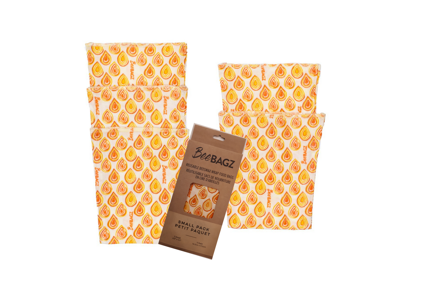 Beeswax wrap and reusable food storage bags by BeeBAGZ are a plastic free alternative to plastic wraps & ziplocked bags for your food storage needs. These beeswax wraps and beeswax wrap bags are a great eco friendly gift and can be used as food wraps, produce bags, snack bags, lunch bags or sandwich bags. Shop today!