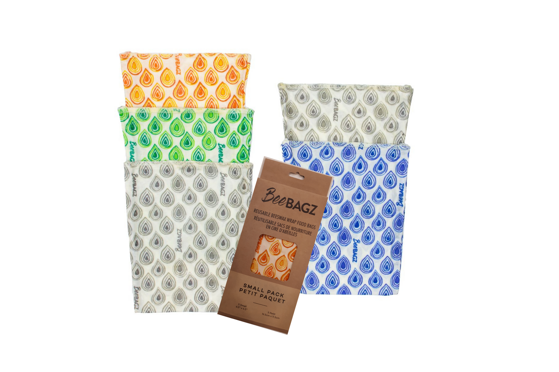 Beeswax wrap and reusable food storage bags by BeeBAGZ are a plastic free alternative to plastic wraps & ziplocked bags for your food storage needs. These beeswax wraps and beeswax wrap bags are a great eco friendly gift and can be used as food wraps, produce bags, snack bags, lunch bags or sandwich bags. Shop today!