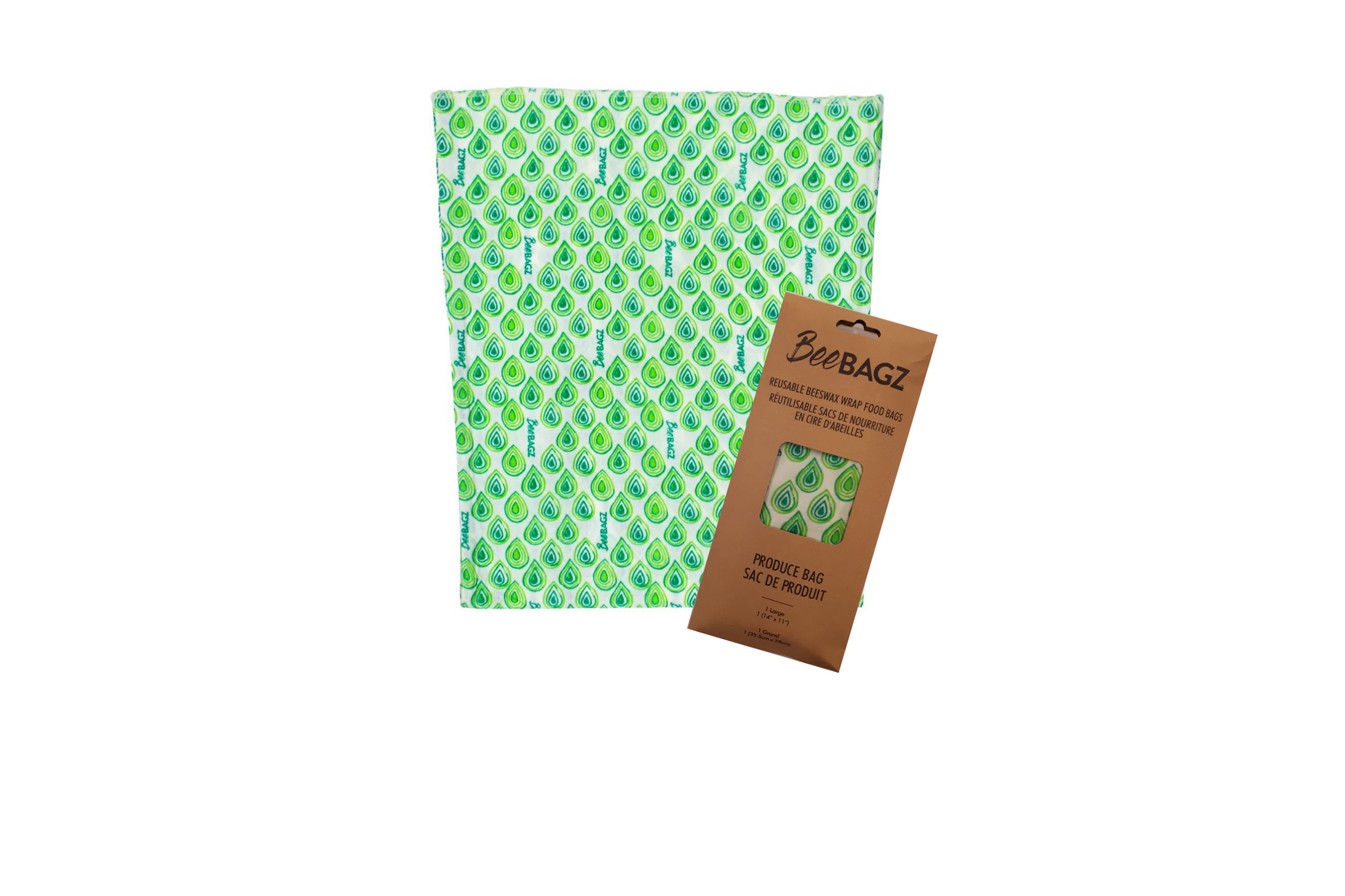 Beeswax wrap and reusable food storage bags by BeeBAGZ are a plastic free alternative to plastic wraps & ziplocked bags for your food storage needs. These beeswax wraps and beeswax wrap bags are a great eco friendly gift and can be used as food wraps, produce bags, snack bags, lunch bags or sandwich bags. Shop today!