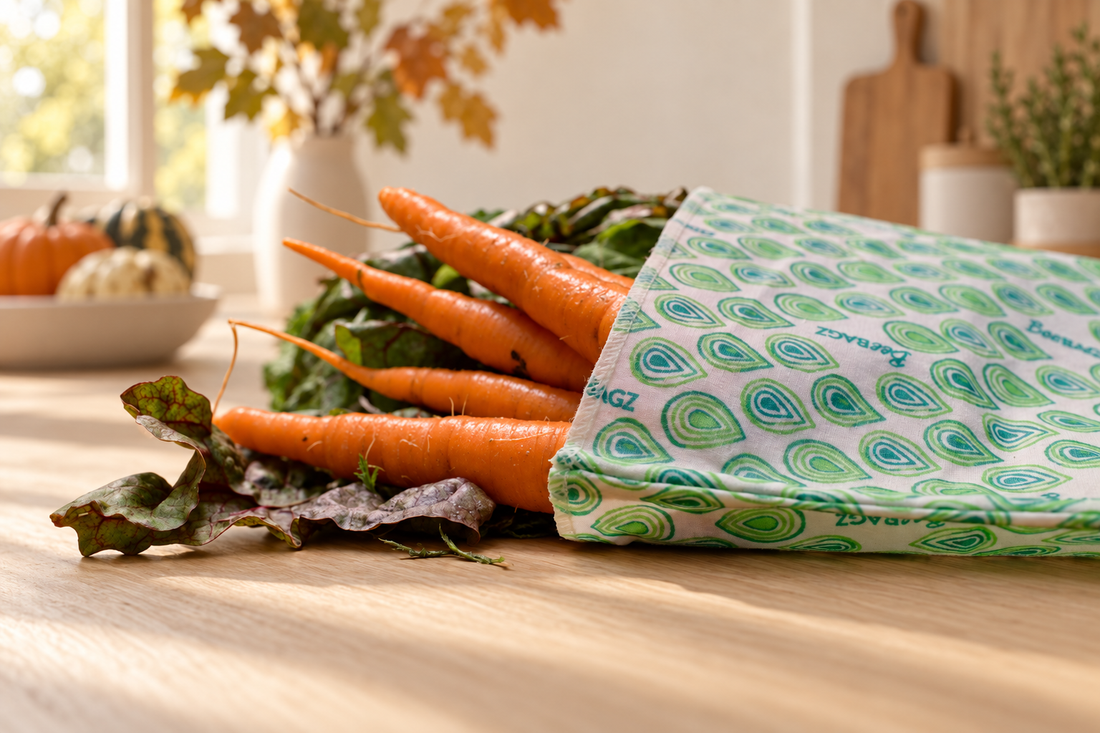 Reusable Beeswax Produce Bags: 5 Fall Lunches | BeeBAGZ™
