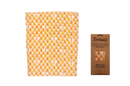 Large Produce Bag - Reusable Beeswax Wrap Food Storage Bags