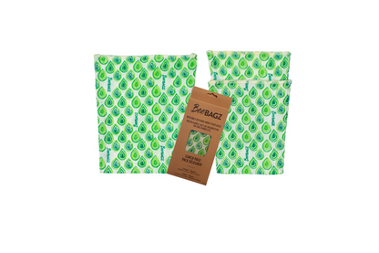 Beeswax wrap and reusable food storage bags by BeeBAGZ are a plastic free alternative to plastic wraps & ziplocked bags for your food storage needs. These beeswax wraps and beeswax wrap bags are a great eco friendly gift and can be used as food wraps, produce bags, snack bags, lunch bags or sandwich bags. Shop today!