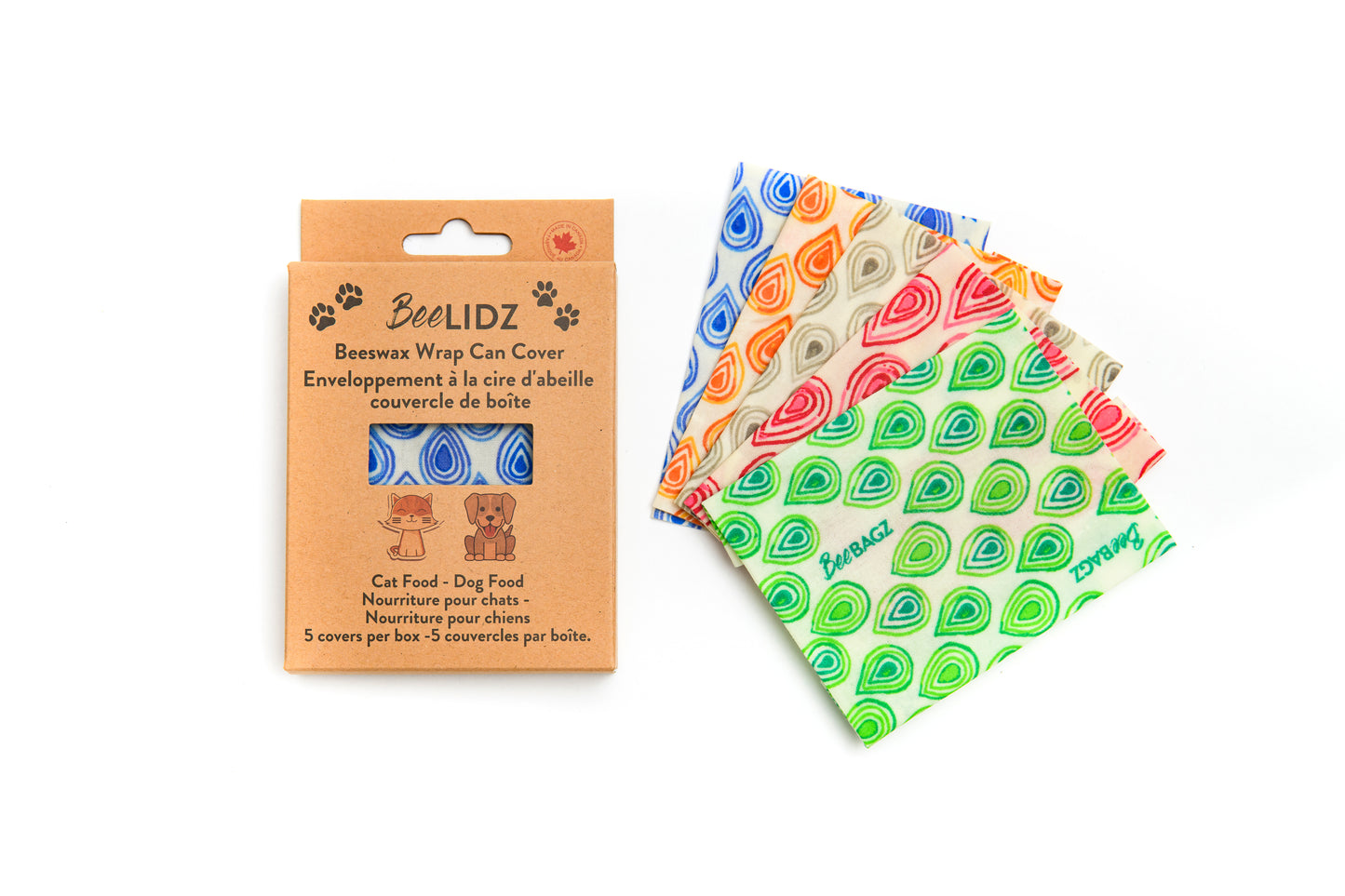 BeeLIDZ™ - Pack of 5 Can Covers