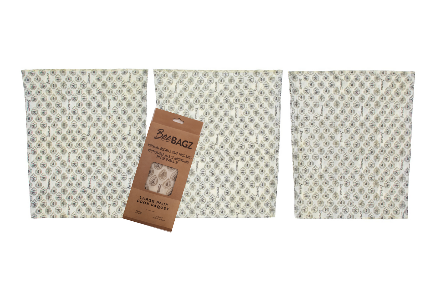 Beeswax wrap and reusable food storage bags by BeeBAGZ are a plastic free alternative to plastic wraps & ziplocked bags for your food storage needs. These beeswax wraps and beeswax wrap bags are a great eco friendly gift and can be used as food wraps, produce bags, snack bags, lunch bags or sandwich bags. Shop today!